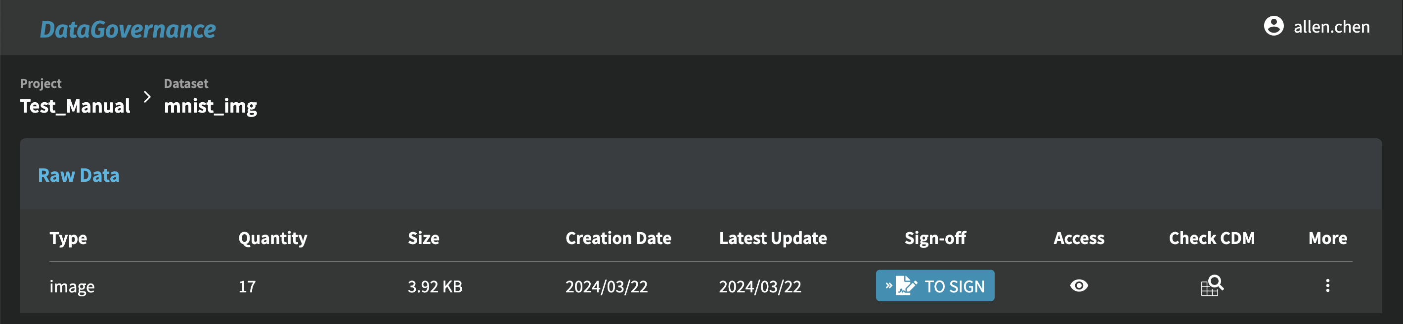 3.2 How to View a Dataset | DG 1.0 Manuals